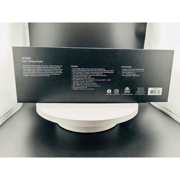 L’ange Le Duo 360° Airflow Styler Black - Picture 3 of 3